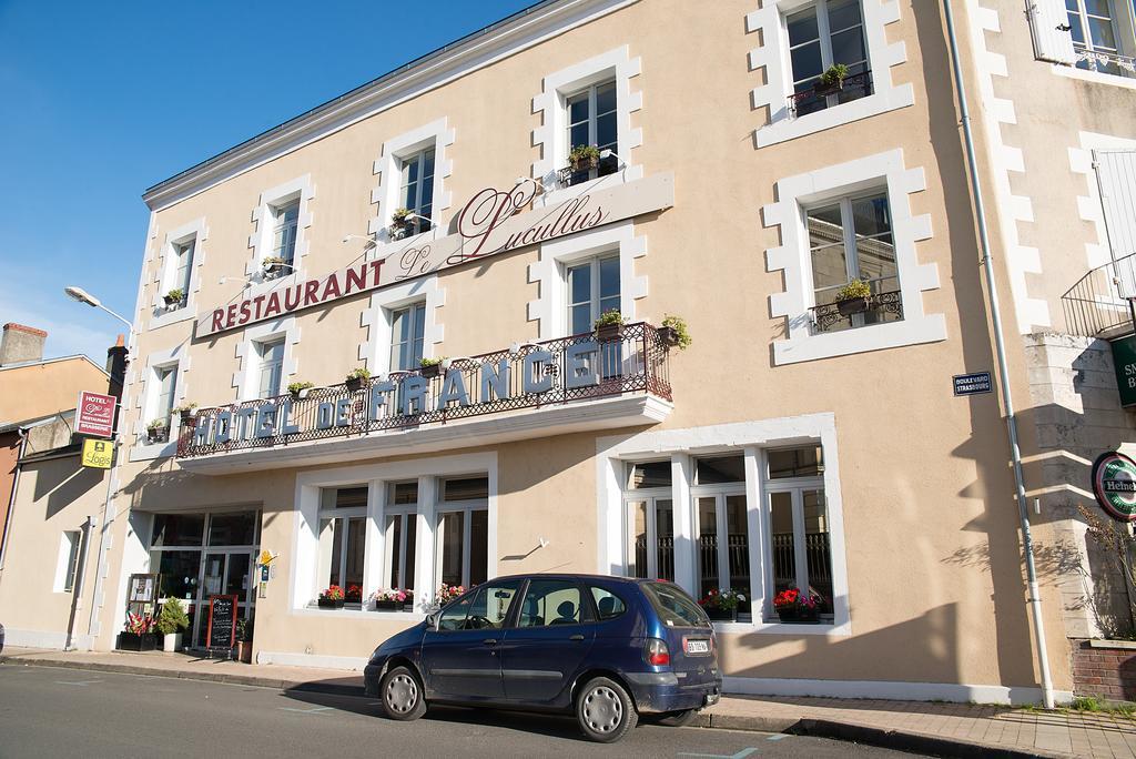 Logis Hotel De France Restaurant Le Lucullus Montmorillon Exteriör bild